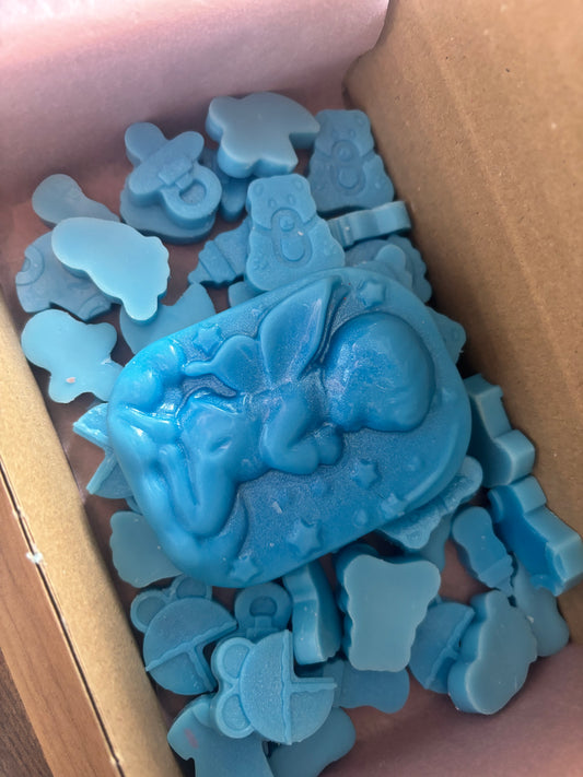 Baby shower wax melt box