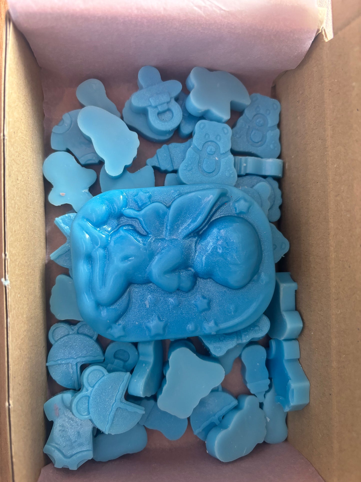 Baby shower wax melt box