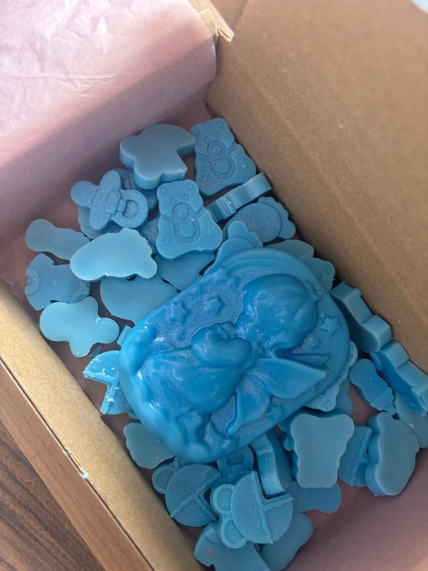 Baby shower wax melt box